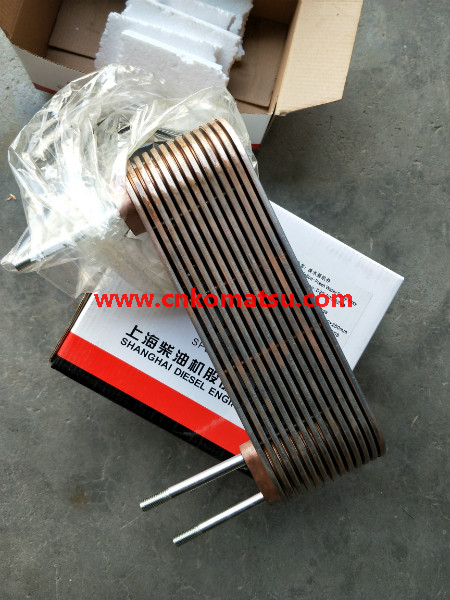 Shangchai D6114 Engine Oil Cooler D18-002-40+A D17-030-40+A