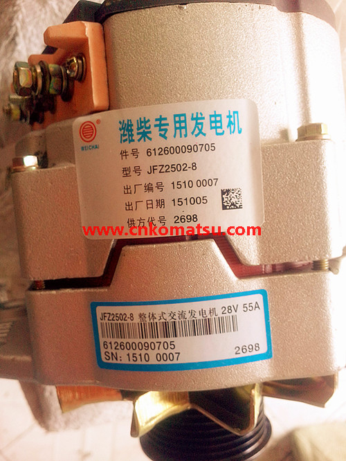 Weichai Engine Alternator for Ty165 Dozer 612600090705